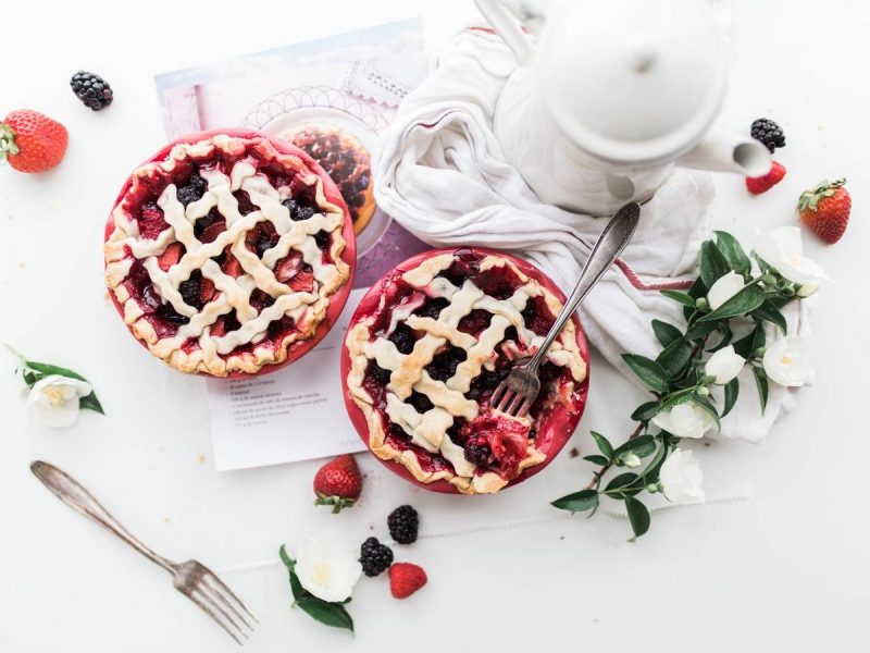 Strawberry And Raspberry Pie